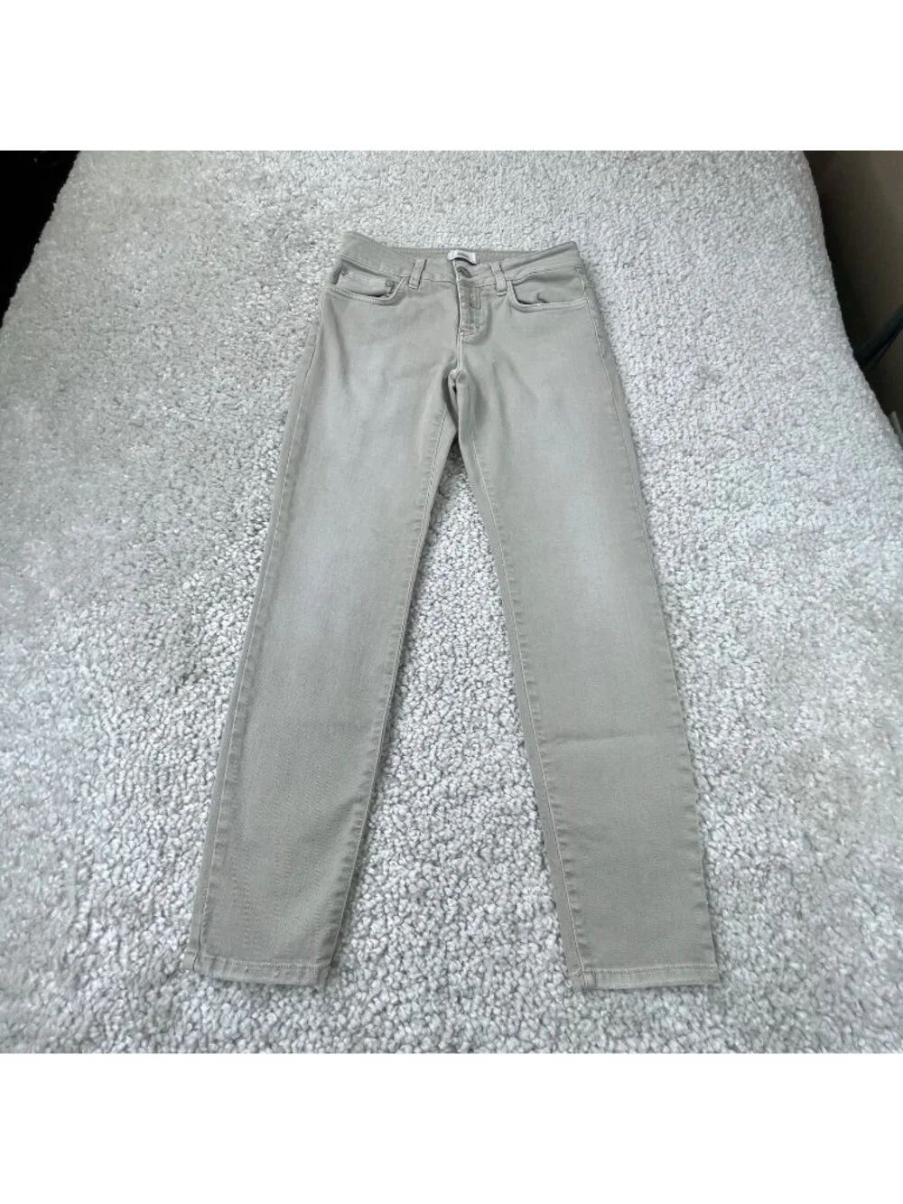Closed Baker Mid Rise Skinny Jean Beige khaki Womens 25